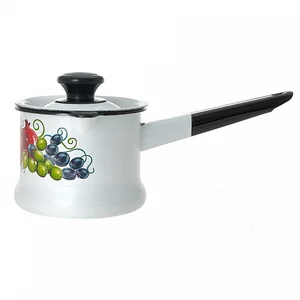 КМК Ковш с крышкой 1 л 90204-072/4 Восточные дары белый