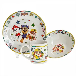 DELTA Набор посуды 3 предмета детский КРС-1749 Щенячий патруль (фарфор)