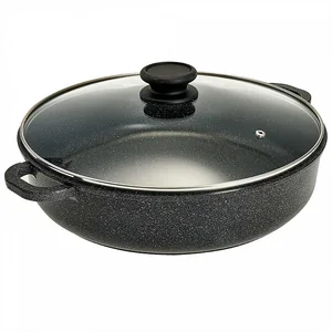 ГАРДАРИКА Жаровня 30 см с антипригарным покрытием и стеклянной крышкой 0930-04-10 серия Орион