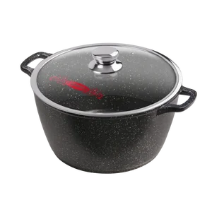 ГОРНИЦА Кастрюля гранит К323аг 10л +кр