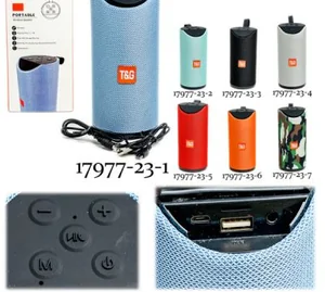 Колонка портативная TG113 с Led подсветкой + Bluetooth + USB + FM радио 17977-23