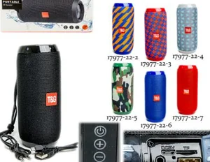 Колонка портативная TG117 с Led подсветкой + Bluetooth + USB + FM радио 17977-22