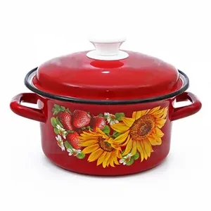 КМК Кастрюля 3,0 л (красн.) 61915-123/6-У4