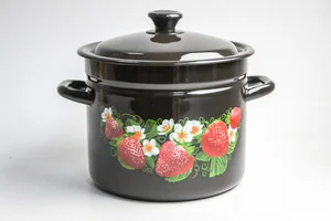 КМК Кастрюля цилиндрическая бортовая 7 л (корич.) 41804-192/6-У2