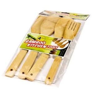Лопатки бамбуковые 4 шт 30 см 34962-11