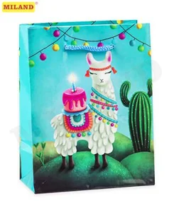 Пакет подарочный с глянцевой ламинацией 32,4х44,5х10 cм (XL) Праздничная лама, 128 г ПП-4766