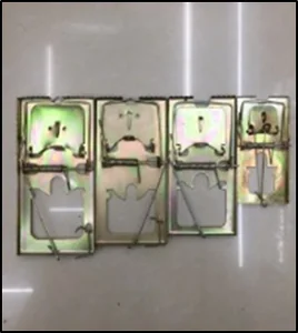 Мышеловка железная оцинкованная 8x15 см 35214-7