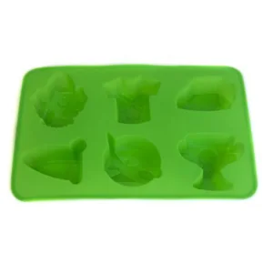 Форма силиконовая для выпечки 25x17x3 см 6 форм на планшете 16523-10