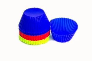 Формы силиконовые для выпечки Кекс 7х3 см 12 шт 16523-1