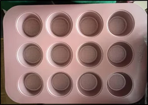 Форма для выпечки кексов 40х28х3 см 12 ячеек 16532-11