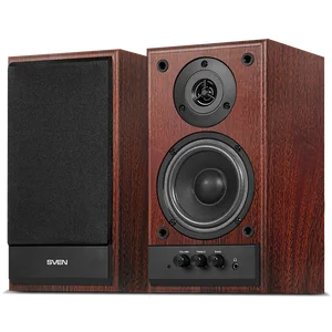SVEN Колонки с регулировками громкости и тембра и выходом на наушники на передней панели SPS-702 орех