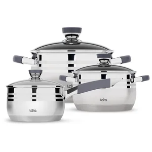 LARA Набор кастрюль LR02-122 Mercury