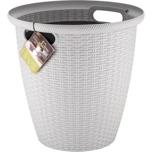 Кашпо напольное Rattan D233мм/7 л с внутренним горшком 4,5 л Утренний туман