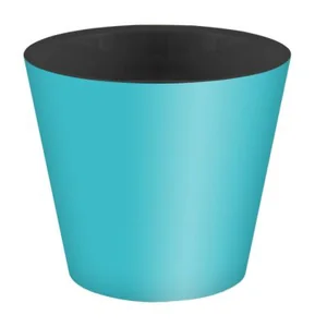 Горшок для цветов Rosemary D230 мм, 5л с дренажной вставкой (голубой)