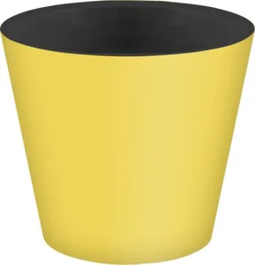 Горшок для цветов Rosemary D330 мм, 16л с дренажной вставкой на колесиках (желтый)
