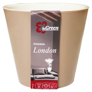 Горшок для цветов London D 12,5 см/1л молочный шоколад (ING1552МШОК)