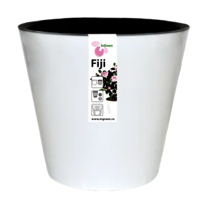 Горшок для цветов Фиджи (InGreen London) D 230 мм/5 л белый
