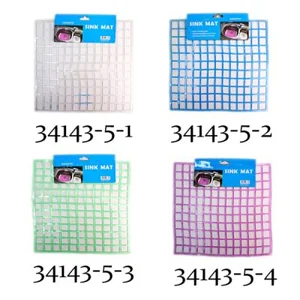 Коврик сетка антискользящий для раковины 30х30 cм 34143-5
