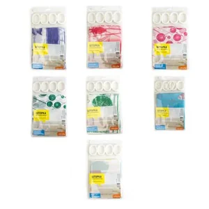 Штора для ванной 180x180 см с крючками в комплекте 34128-11