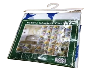 Шторка для ванной 180х180 см из полиэстера 34128-WS-816