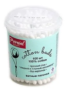 Палочки ватные Premial Beauty в банке 100 шт 282374