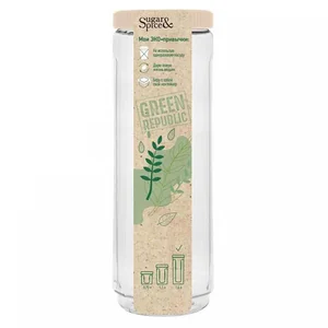 DELTA Банка для сыпучих продуктов Green Republic 1,6 л SE2250GR лён