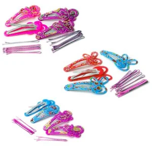 Набор заколок-зажимов для волос 5 см 14 шт 3163-22
