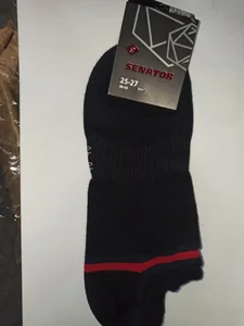 Носки Рубчик короткий полоска черный р 25/27 (203.70.1.25/27)