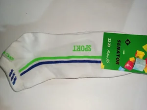 Носки Спорт юниор подросток белый р 22/23 (077.00.3.22/23)