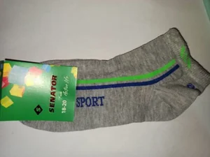 Носки Спорт юниор подросток меланж светло-серый р 18/20 (077.76.3.18/20)