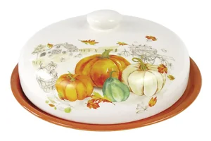 КОРАЛЛ Блюдо для блинов Тыква d23см ZFC246-49