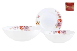 КОРАЛЛ Сервиз столовый 13пр. Пион JL13-Decal No.60