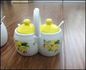 Набор банок для специй с ложкой 240мл 7935-S5005-2