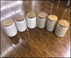 Набор банок для сыпучих продуктов 3шт 800мл 7935-M1-3