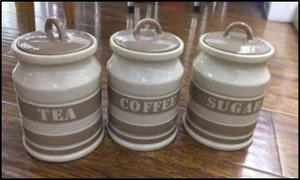 Набор банок для чая, сахара и кофе 690мл 7935-180G0190