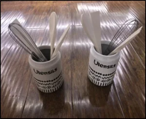 Банка-подставка с кухонными инструментами 7935-M2-1