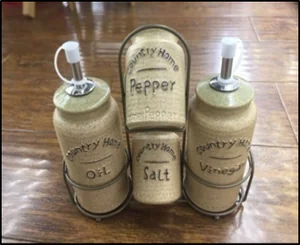 Набор для специй и соусов на подставке 4 предмета (290мл, 100мл) 7935-280F9672