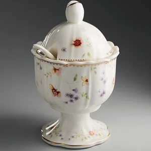 BEATRIX Сахарница с ложкой 250 мл МН014Е Флориана