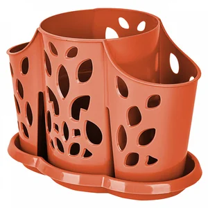 DELTA Сушилка для столовых приборов 3х-секционная Камелия LF4058КРЦ-16 корица