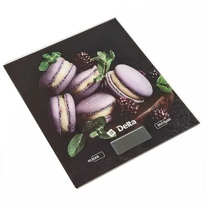 DELTA Весы электронные настольные 5 кг KCE-65 Ягодные макарони