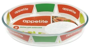 Форма стекл овал 30x21x6см/2,4л ТМ Appetite