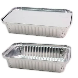 Форма алюминиевая для выпечки 20х15х5 см с крышкой 34408-2171-1