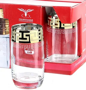 ГУСЬ ХРУСТАЛЬНЫЙ Набор для напитков 6пр. Греческий узор (EAV03-809)