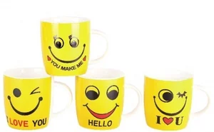 КОРАЛЛ Кружка 330 мл.Смайлики микс KR111