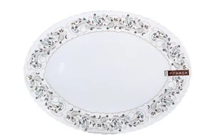 КОРАЛЛ Блюдо овальное 30 см. Сканди LHYP120/2-170604