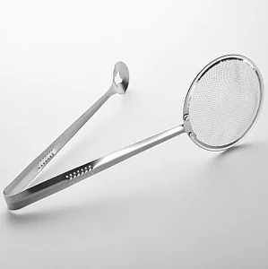 WEBBER Шумовка-щипцы для фритюра 28 см BE 7351