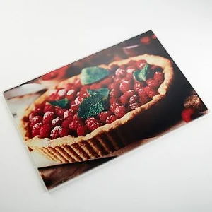 ALPENKOK Доска разделочная 20х30 см Малиновый пирог AK 9012