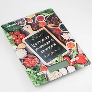 АКСИНЬЯ Весы кухонные Мастерская кулинарных шедевров КС 6512