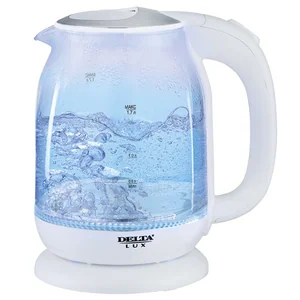 DELTA Электрический чайник LUX DL 1206 W белый