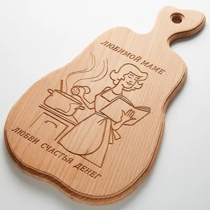 WEBBER Доска разделочная Груша 37х22 см ОДД 185360